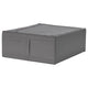 SKUBB storage case, dark grey, 43x53x19 cm