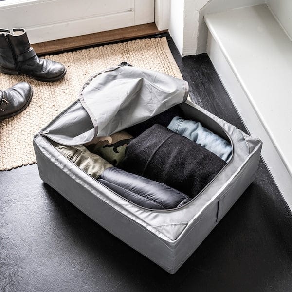 Ikea SKUBB - Storage case, dark grey, 43x53x19 cm