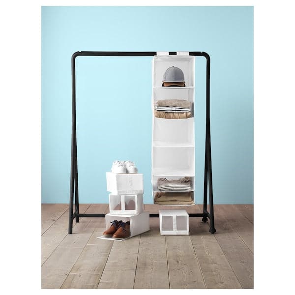 Ikea SKUBB - Storage with 6 compartments, white, 35x45x125 cm