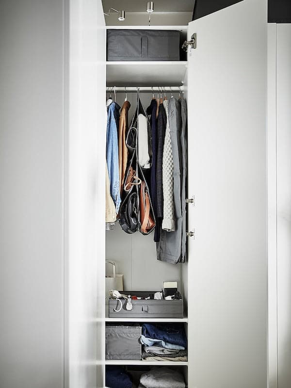 Ikea SKUBB - Box with compartments, dark grey, 44x34x11 cm