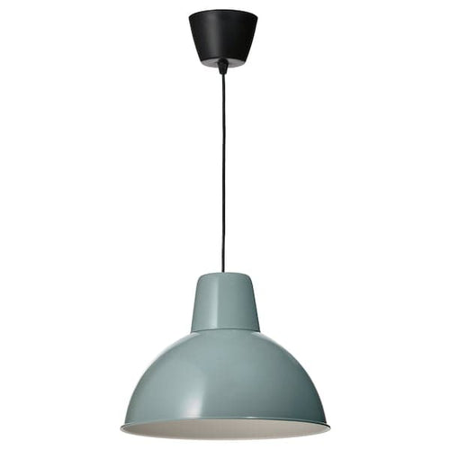 SKURUP - Pendant lamp, turquoise, 38 cm