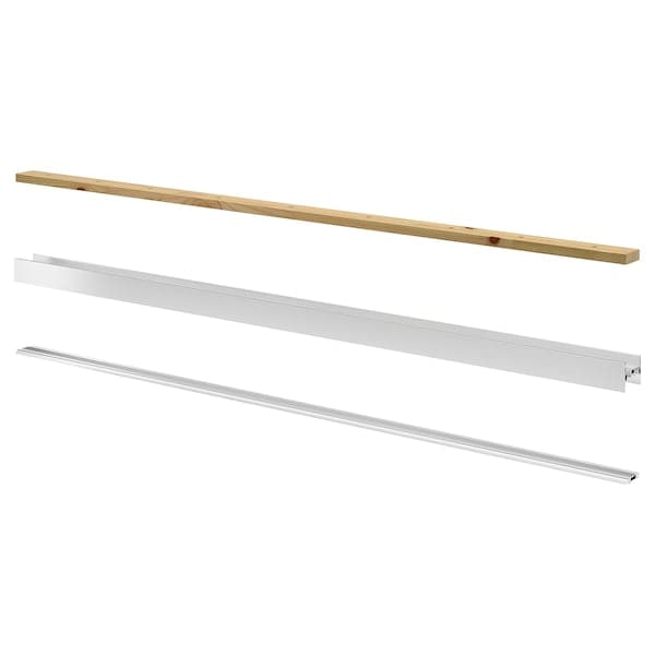 Ikea SKYTTA - Rail for sliding door frame, 2 tracks aluminium-colour
