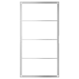 SKYTTA sliding door frame, aluminium, 102x196 cm