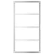 SKYTTA sliding door frame, aluminium, 102x196 cm