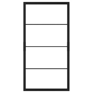 SKYTTA - Sliding door frame, black, 102x196 cm - best price from Maltashopper.com 40497734