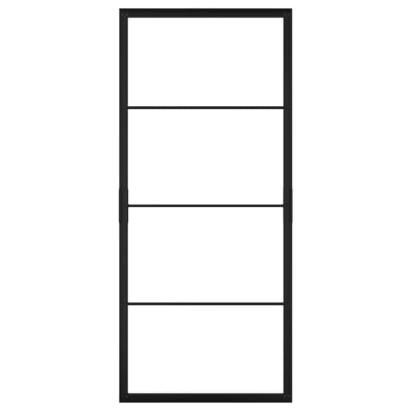 Ikea SKYTTA - Sliding door frame, black, 102x231 cm