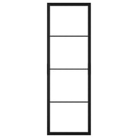 SKYTTA sliding door frame, black, 77x231 cm