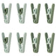 SLIBB clothes peg, green, 8 pack