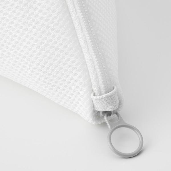 Ikea SLIBB - Washing bag, white/grey