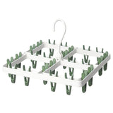 SLIBB hang dryer 24 clothes pegs, green