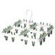 SLIBB hang dryer 24 clothes pegs, green