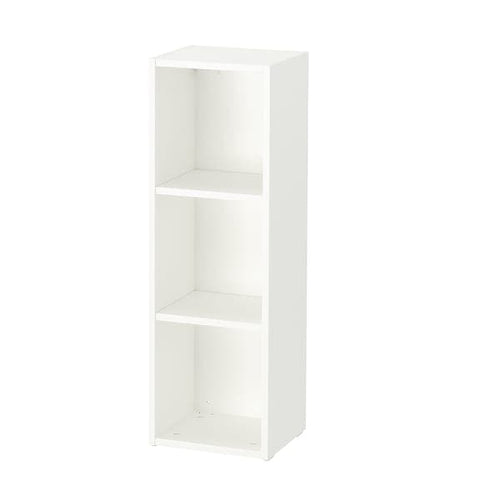 SMÅGÖRA - Shelf unit, white, 29x88 cm