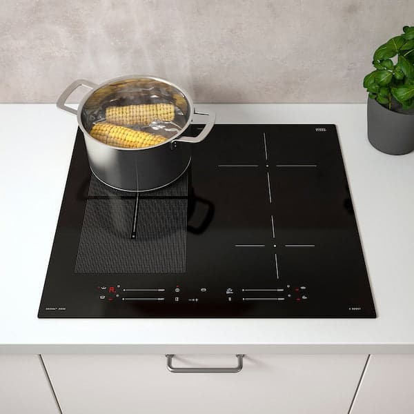 Ikea SMAKLIG - Induction hob, IKEA 500 black, 59 cm