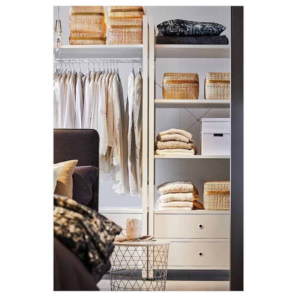 Ikea SMARRA - Box with lid, natural, 30x30x23 cm