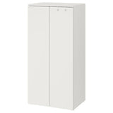 SMÅSTAD wardrobe, white/white, 60x42x123 cm