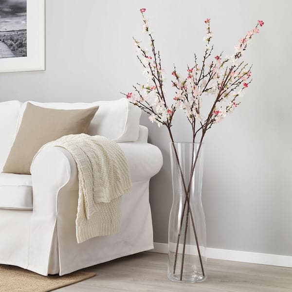 SMYCKA - Artificial flower, cherry-blossoms/pink, 130 cm - best price from Maltashopper.com 00409739