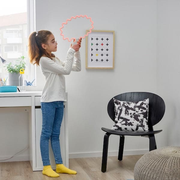 Ikea SNÖDJUP - Decorative LED lighting, white / multicoloured cartoon