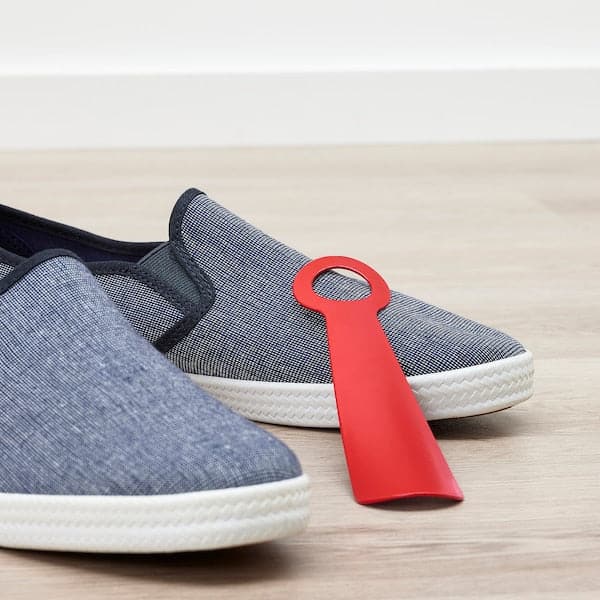 Ikea SNÖSKYFFEL - Shoehorn, bright red, 18 cm