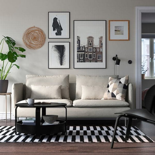 SÖDERHAMN 3-seater sofa, Fridtuna light beige , - best price from Maltashopper.com 89449690