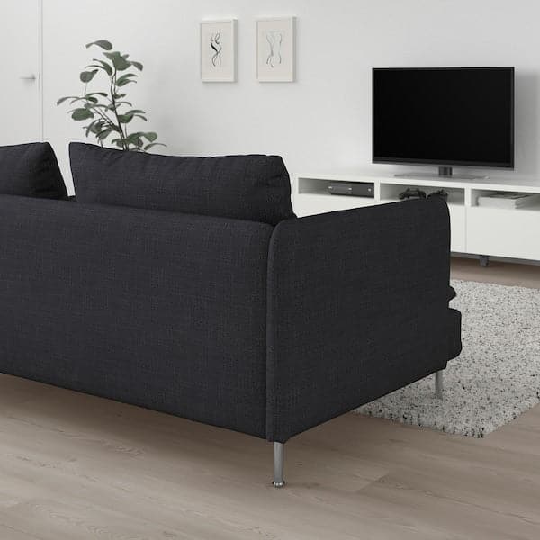 Ikea SÖDERHAMN - 3-seater sofa, Hillared anthracite ,