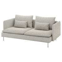 SÖDERHAMN 3-seat sofa, Viarp beige/brown, 198 cm