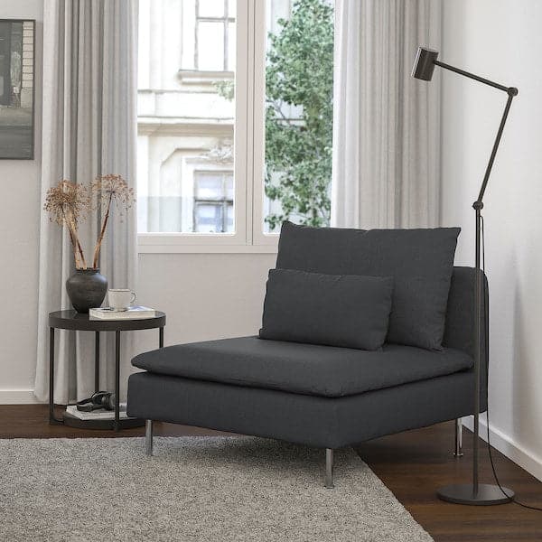 Ikea SÖDERHAMN 1-seater element, Fridtuna dark grey ,