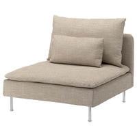 SÖDERHAMN 1-seat section, Hillared beige, 93x83x99 cm