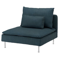 SÖDERHAMN 1-seat section, Hillared dark blue, 93x83x99 cm