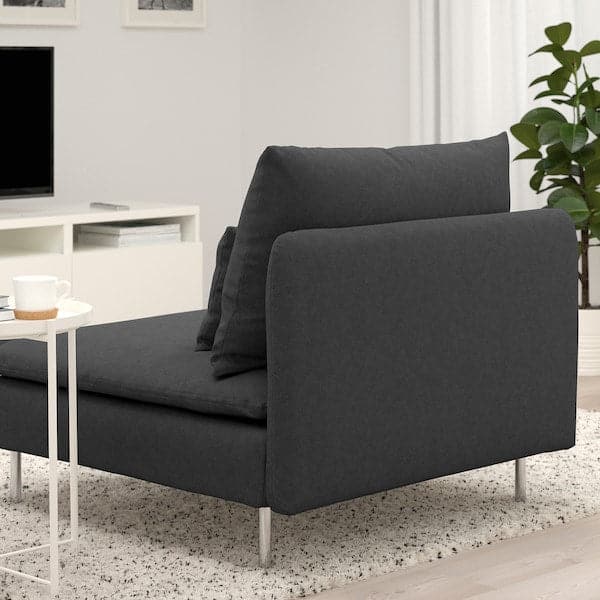 Ikea SÖDERHAMN - 1-seater element, Tallmyra smoke grey ,