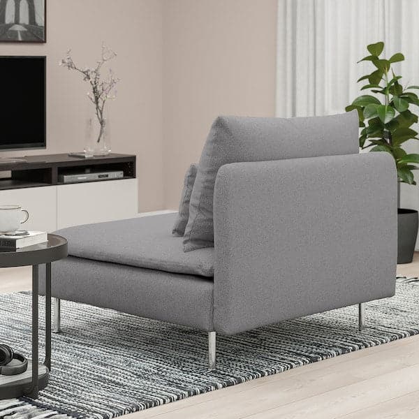 Ikea SÖDERHAMN 1-seater element, Tonerud grey ,