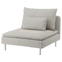 SÖDERHAMN 1-seat section, Viarp beige/brown, 93x83x99 cm