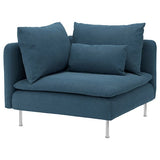 SÖDERHAMN corner section, Tallmyra blue, 99 cm