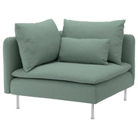 SÖDERHAMN corner section, Tallmyra light green, 99 cm