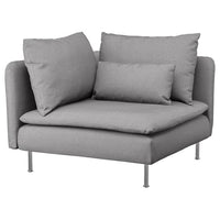 SÖDERHAMN corner section, Tonerud grey, 99 cm