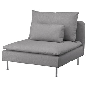 Ikea SÖDERHAMN Cover for 1seat section Tonerud grey ,