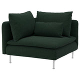 SÖDERHAMN cover for corner section, Tallmyra dark green
