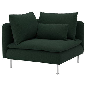 Ikea SÖDERHAMN - Lining for corner element, Tallmyra dark green ,