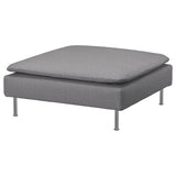 SÖDERHAMN footstool cover, Tonerud grey