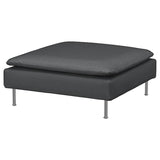 SÖDERHAMN footstool, Fridtuna dark grey, 93x40x93 cm