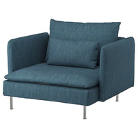 SÖDERHAMN armchair, Hillared dark blue, 105 cm