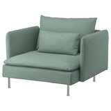 SÖDERHAMN armchair, Tallmyra light green, 105 cm