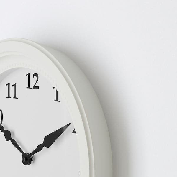 SÖNDRUM - Wall clock, low-voltage/white, 35 cm - best price from Maltashopper.com 60540864