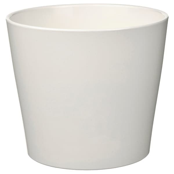 Ikea SOJABÖNA - Plant pot, white, 15 cm