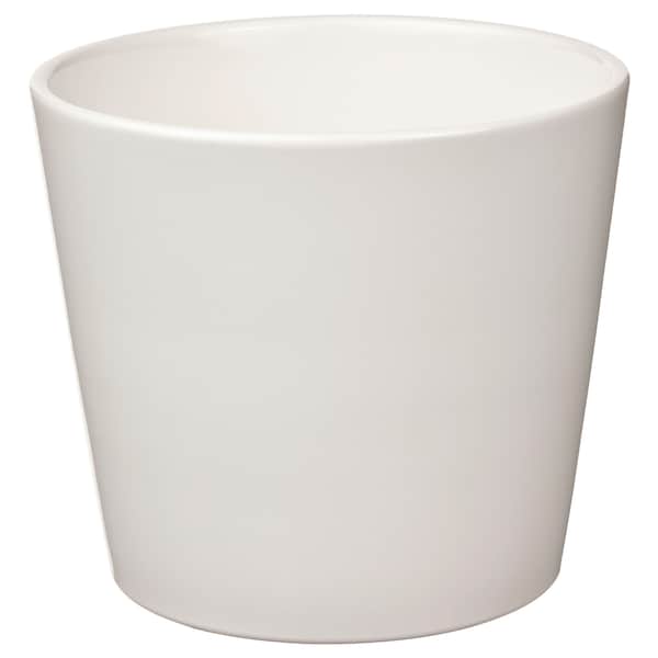 Ikea SOJABÖNA - Plant pot, white, 9 cm