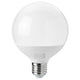 SOLHETTA LED bulb E27 1521 lumen, dimmable/globe opal white, 95 mm