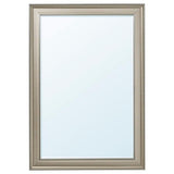 SONGE mirror, silver-colour, 91x130 cm