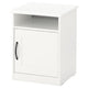 SONGESAND bedside table, white, 42x40 cm