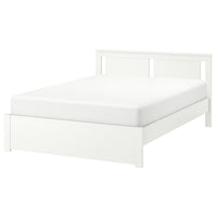 SONGESAND bed frame, white/Leirsund, 140x200 cm