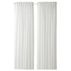 SOTSTÄVMAL - Thin curtain, 2 sheets, white, 145x300 cm - best price from Maltashopper.com 10548990