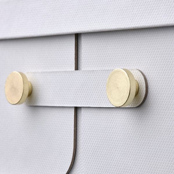 SPINNROCK - Box with compartments, white, 32x25x10 cm - best price from Maltashopper.com 70543051